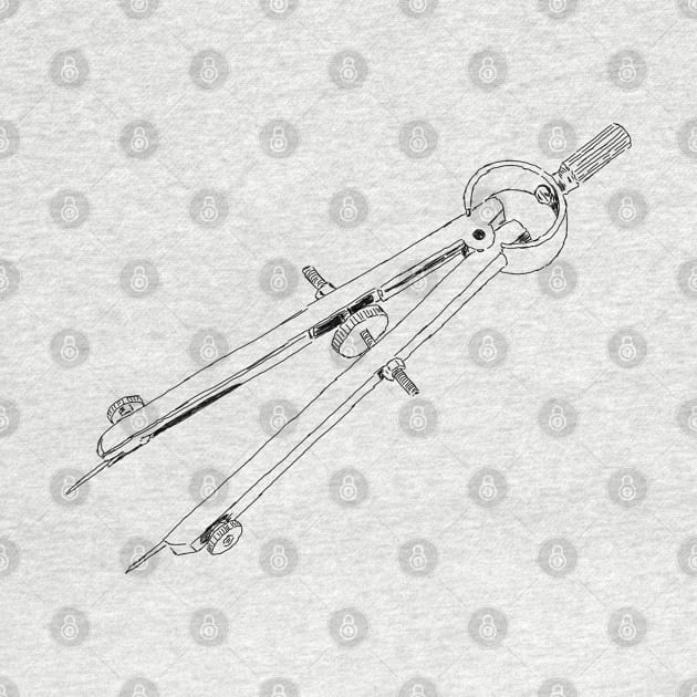 Illustrated Drafting Compass by H. R. Sinclair